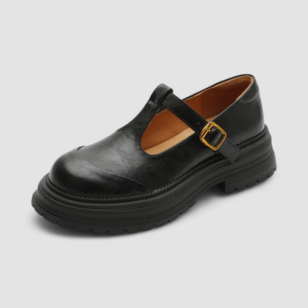 T-Bar Schuhe | Bequem | Robust | Mary Jane Schuhe | Damen Slipper R&B