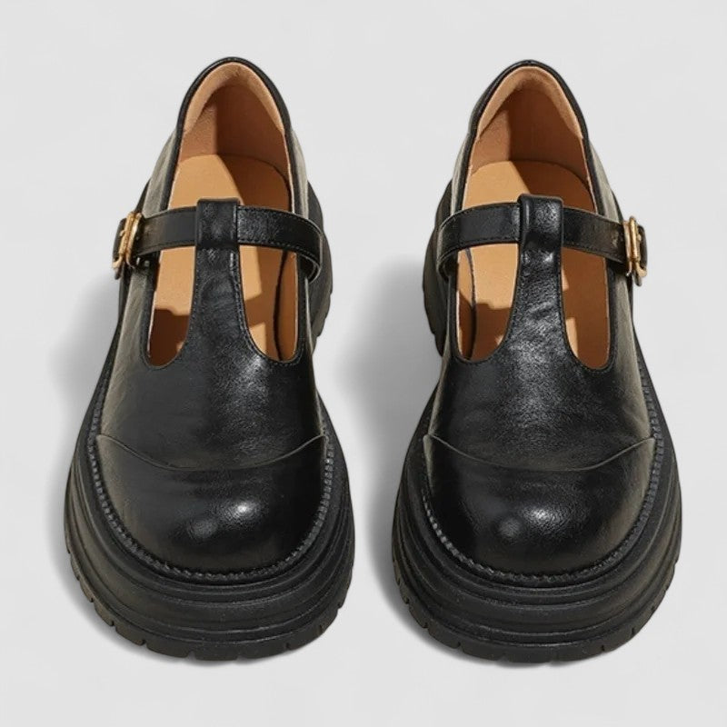 T-Bar Schuhe | Bequem | Robust | Mary Jane Schuhe | Damen Slipper R&B
