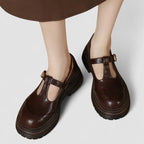 T-Bar Schuhe | Bequem | Robust | Mary Jane Schuhe | Damen Slipper R&B