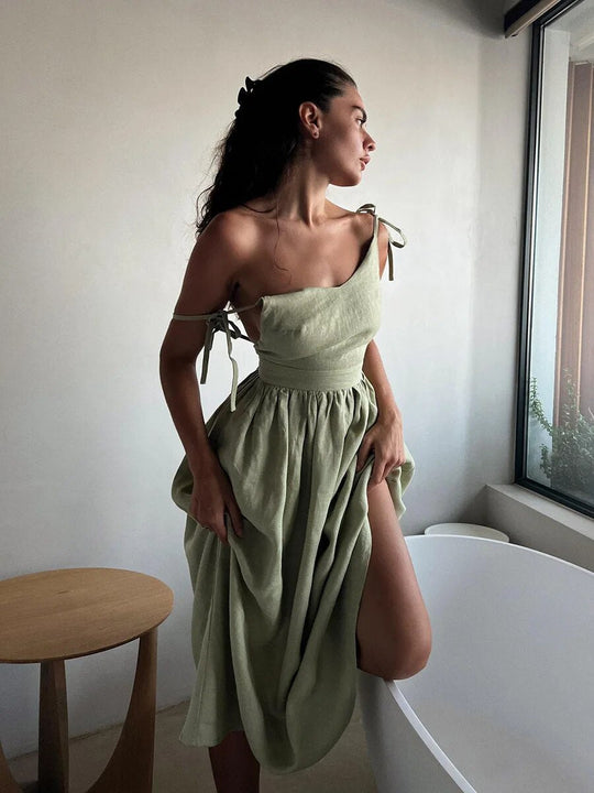 R&B | Strandkleid mit Rückenfreiem Design für Frauen