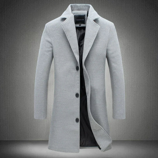 R&B | Halb-Lange Stilvolle Mantel-Jacke für Herren Rambo