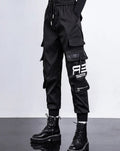 R&B | Hosen High-Waist Cargo-Hose mit Taschen