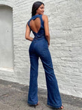 Bodycon Overall mit Herzausschnitt für stilvolle Auftritte