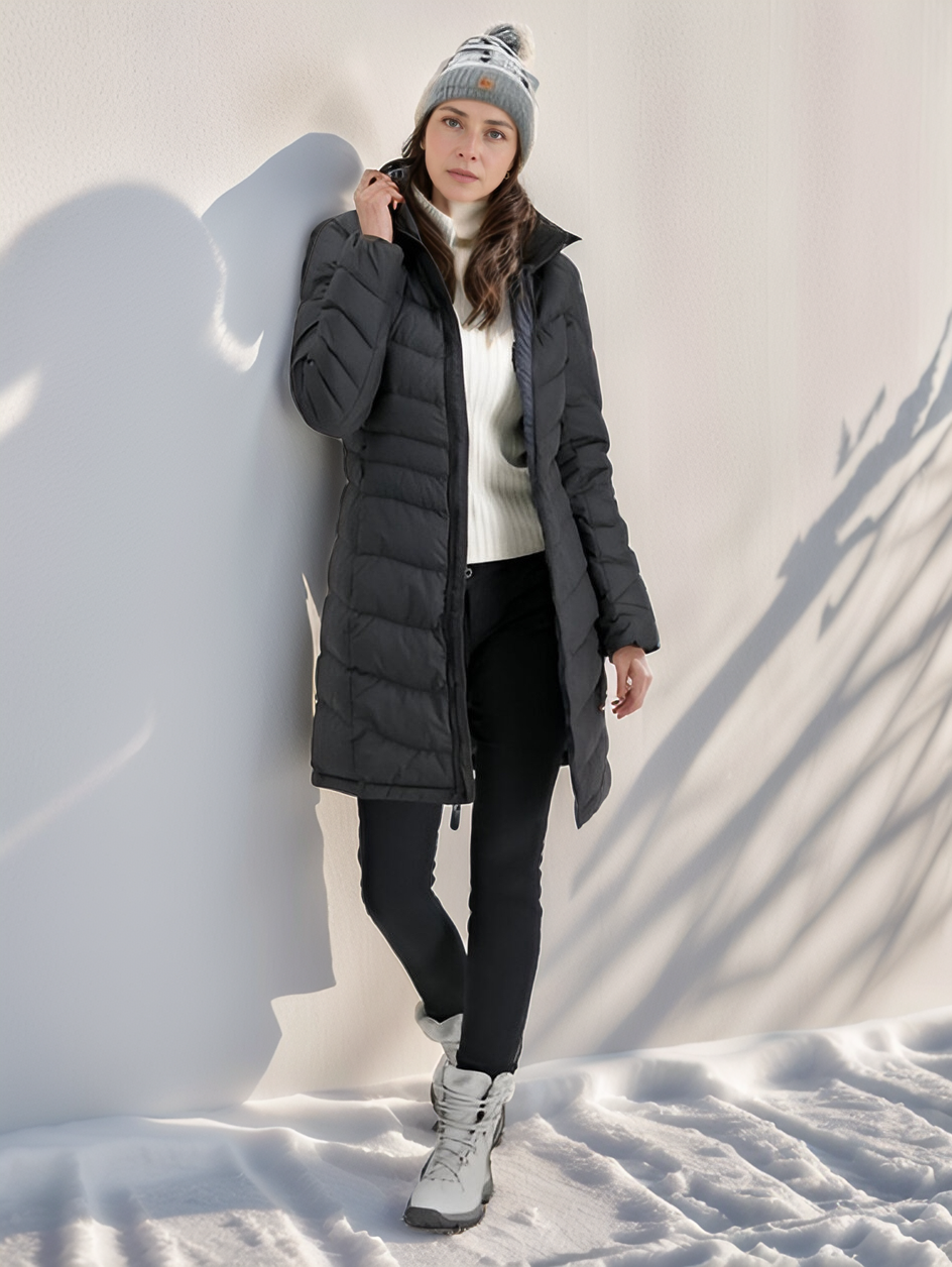 R&B | Gepolsterter Mantel Eva Winter, Warm, Leicht und Wasserabweisend