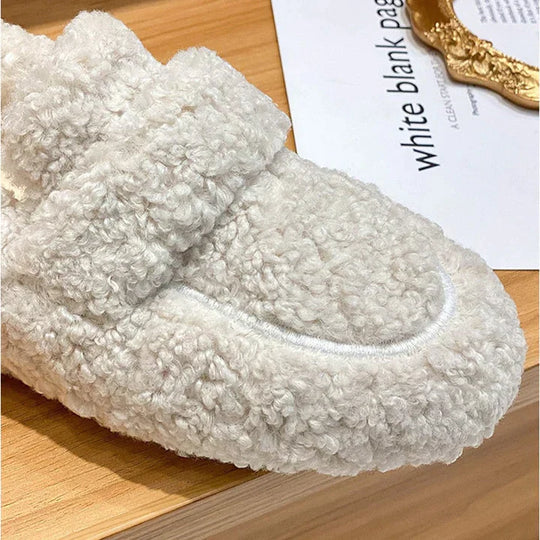 Teddy Schuhe | Slip-On | Rutschfest | Fellschuhe | Damenschuhe R&B