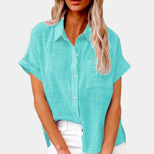 R&B | Leichte Baumwoll Leinen Bluse