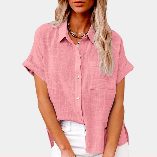R&B | Leichte Baumwoll Leinen Bluse