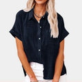 R&B | Leichte Baumwoll Leinen Bluse