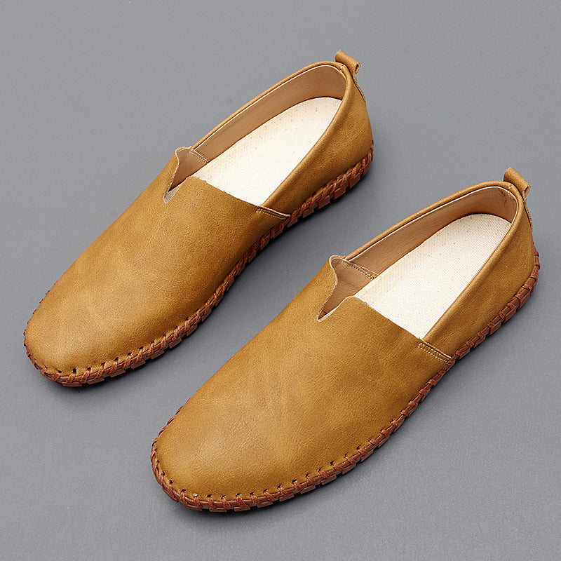Stichdetail-Lederloafers R&B R&B
