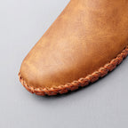 Stichdetail-Lederloafers R&B R&B