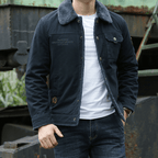R&B | Lange Winterjacke Herren Gepolstert und Bequem
