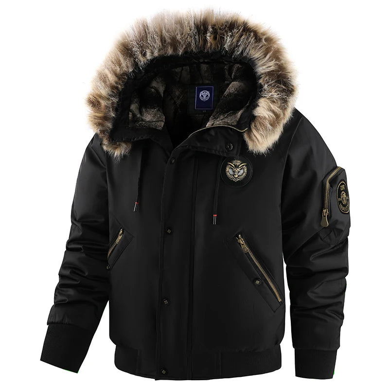 R&B | Gepolsterte Outdoorpro Herren Winterjacke