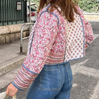 R&B | Kurze Blumenjacke für Damen für den Herbst