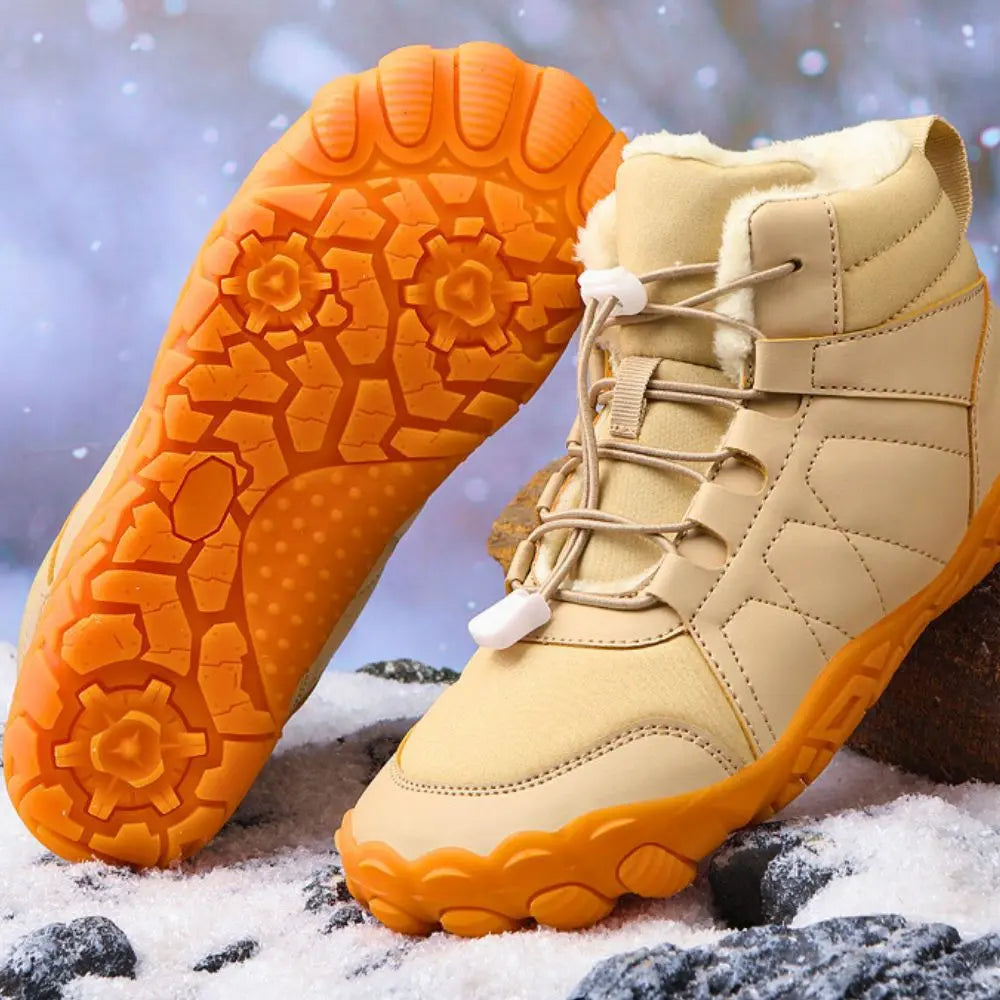 R&B | Warme rutschfeste Barfußstiefel für Frauen - Komfortable Passform