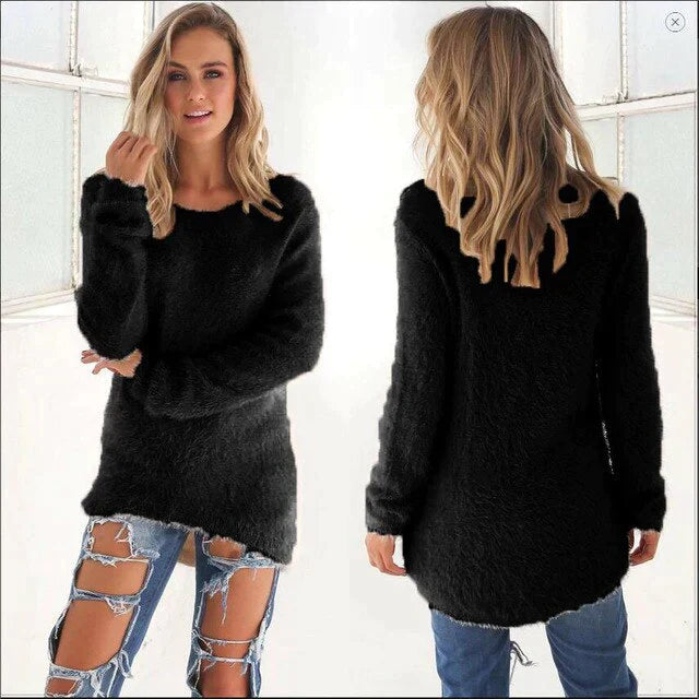 R&B | Lässiger O Ausschnitt Pullover