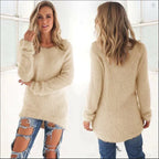 R&B | Lässiger O Ausschnitt Pullover