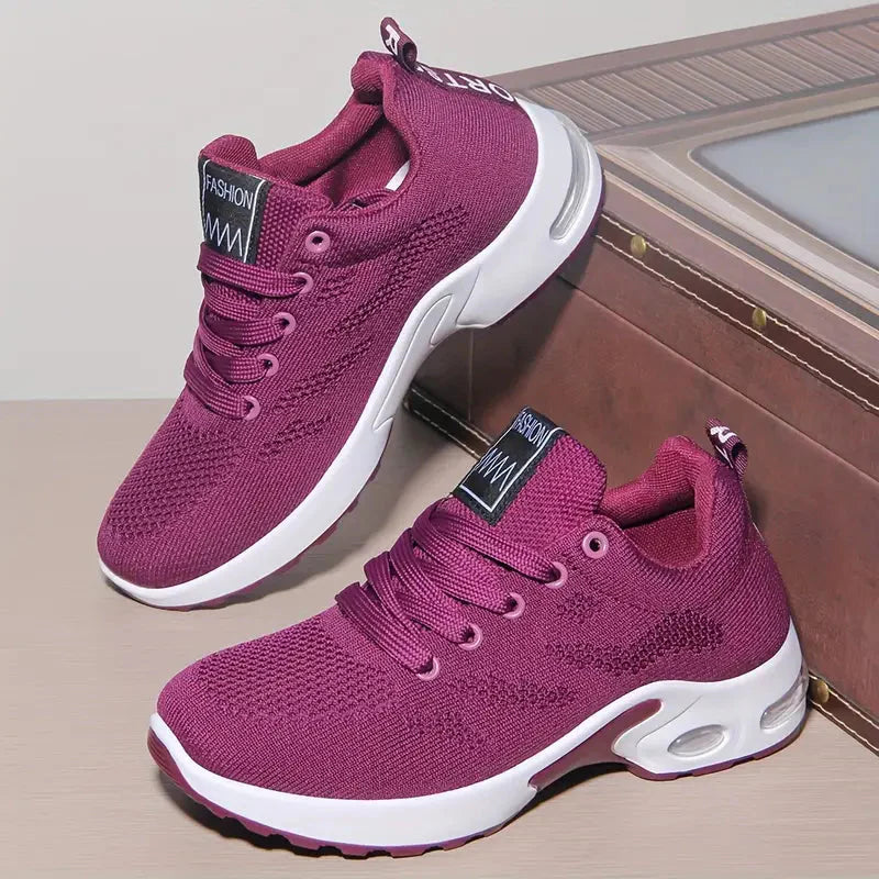 Trainer - Weicher Sohle - Luftpolster - Damen Sneaker - Wanderschuhe R&B