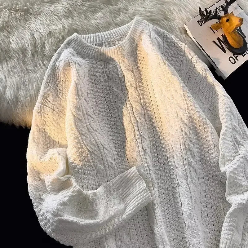 R&B | Strickpullover Herren mit Rundhalsausschnitt
