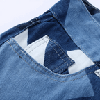 R&B | Strukturierte Damen Jeanshose mit Komfortablem Weitem Schnitt