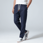 Unisex Minimalistische Leinenhose