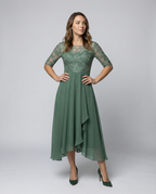 Luftiges Elegantes Midi Kleid