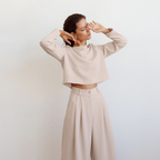 R&B | Elegante Damen Zweiteilige Set Mit Weit Geschnittene Hose