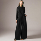 R&B | Elegante Damen Zweiteilige Set Mit Weit Geschnittene Hose