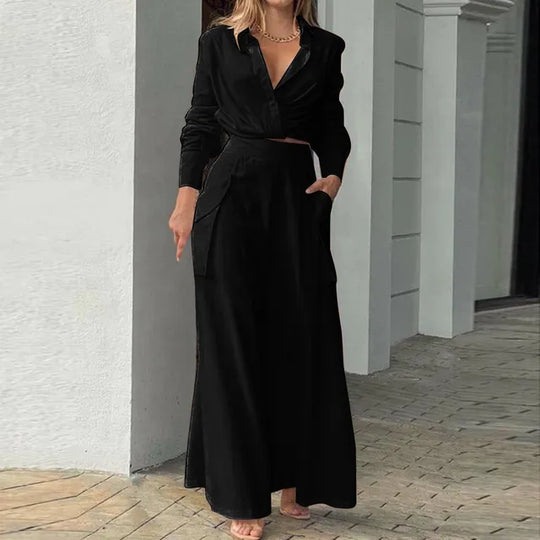 R&B - Stylisches Top und Hosen Set für Frauen