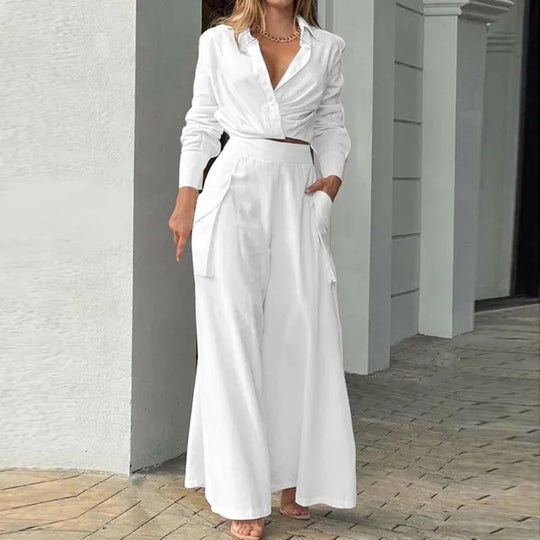 R&B - Stylisches Top und Hosen Set für Frauen