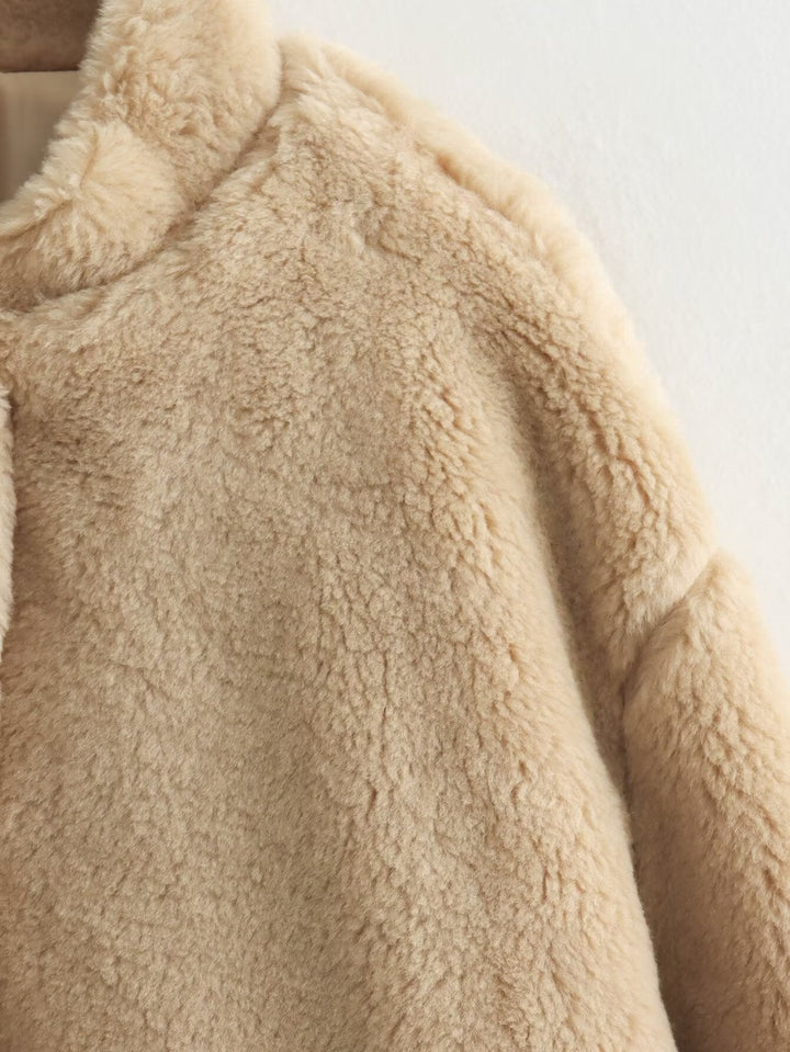 R&B | Jacke mit Teddybär-Optik für Damen