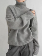R&B | Pullover - Gemütlicher Rollkragenstrickpullover