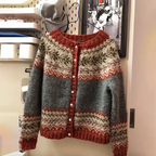 R&B | Cardigan - Vintage Strick Knopf-Cardigan