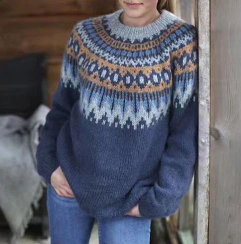R&B | Pullover - Gemütlicher nordischer Strickpullover
