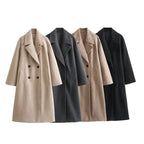R&B | Lange Jacke für Damen Elegantes Design Warme Winterjacke