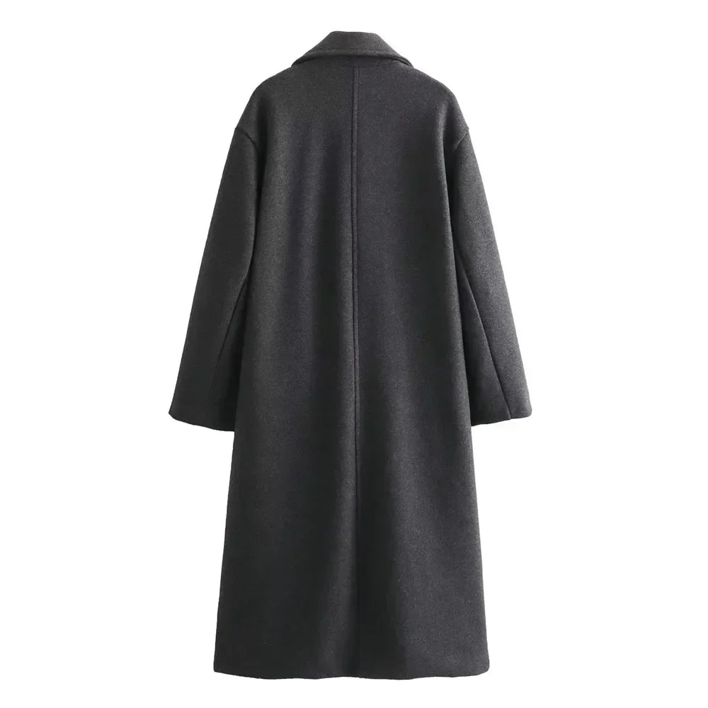R&B | Lange Jacke für Damen Elegantes Design Warme Winterjacke