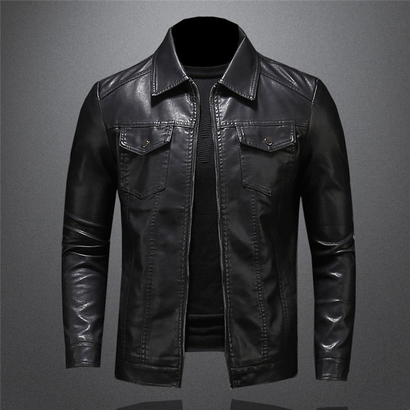 R&B | Klassische Lederjacke für Herren
