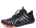 Orthopädisch Schwarzer Kontrast Trail Sneakers R&B