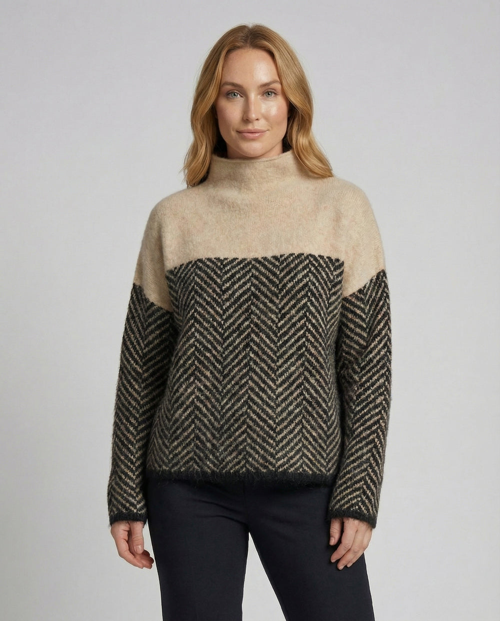 R&B | Pullover - weicher Elegante-Rollkragenpullover