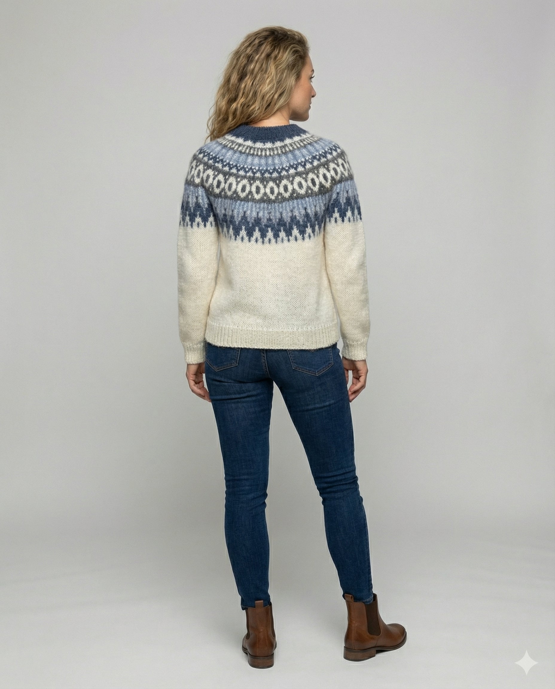 Nordischer Strickpullover Damen | R&B