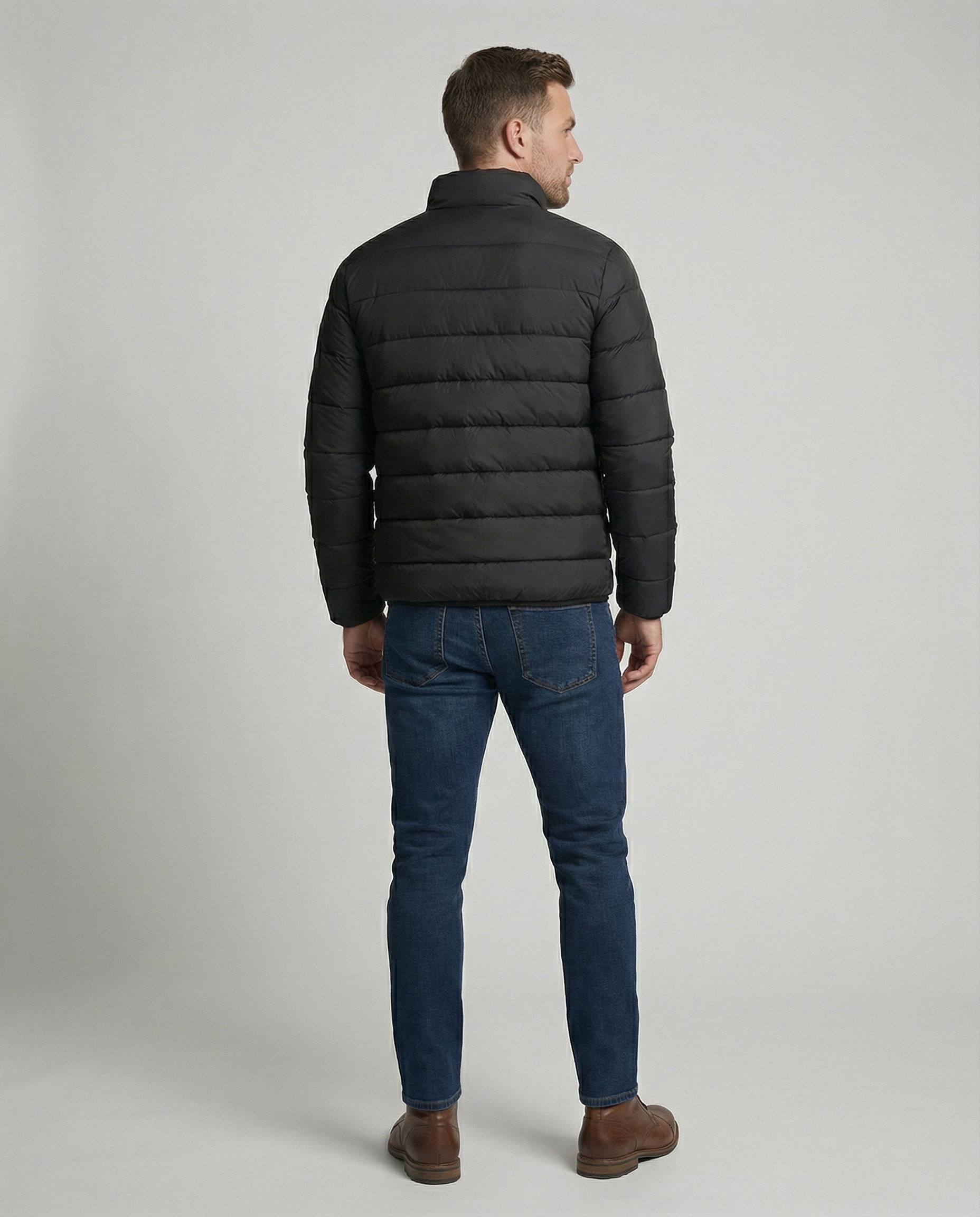 R&B | Ultraleichte gesteppte Winterjacke für Herren
