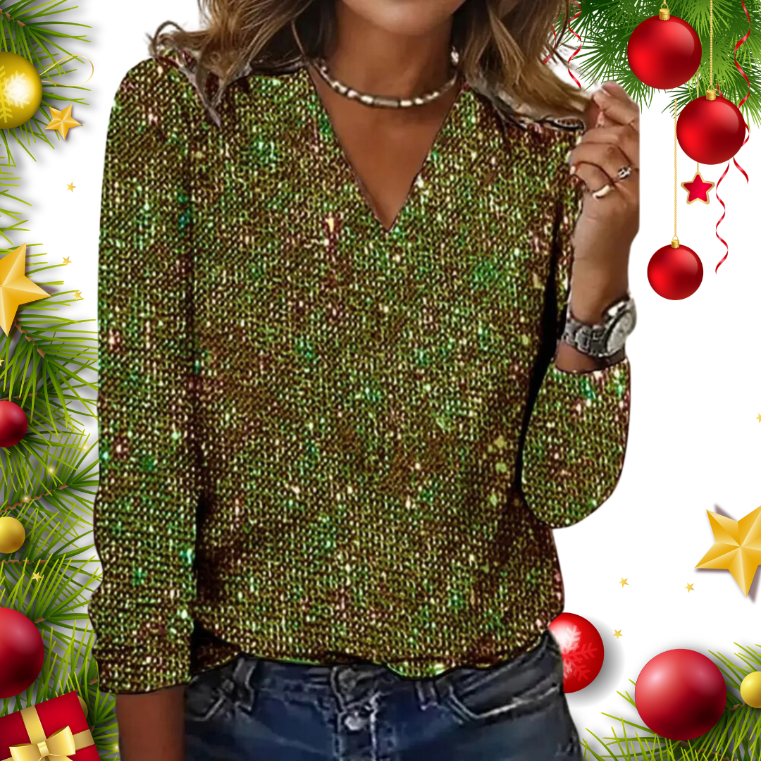 R&B | Glitzer Top Für Damen
