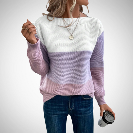 R&B | Modischer Strickpullover im Schlichten Design