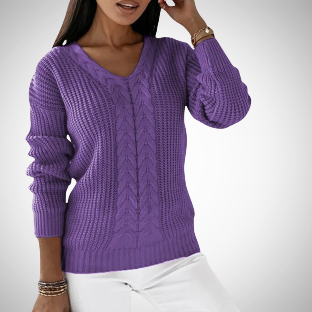 R&B | V-Ausschnitt Pullover im Modernen Stil