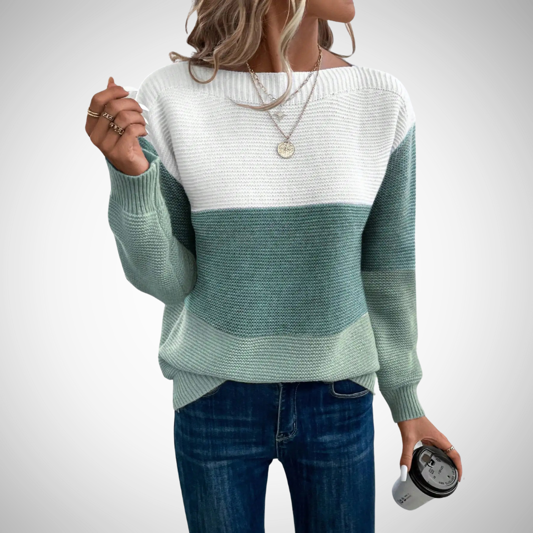R&B | Modischer Strickpullover im Schlichten Design