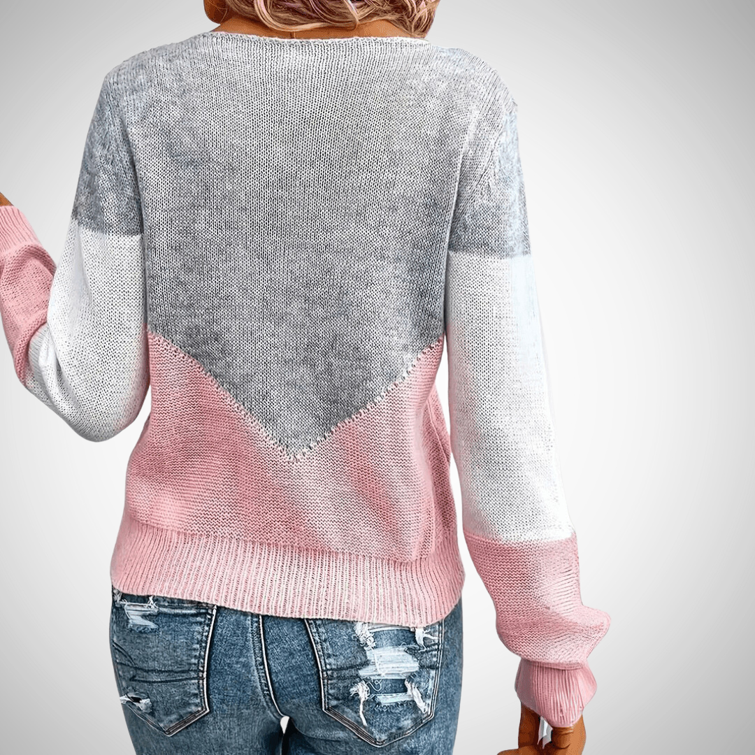 R&B | Bequemer Strickpullover mit Langen Ärmeln