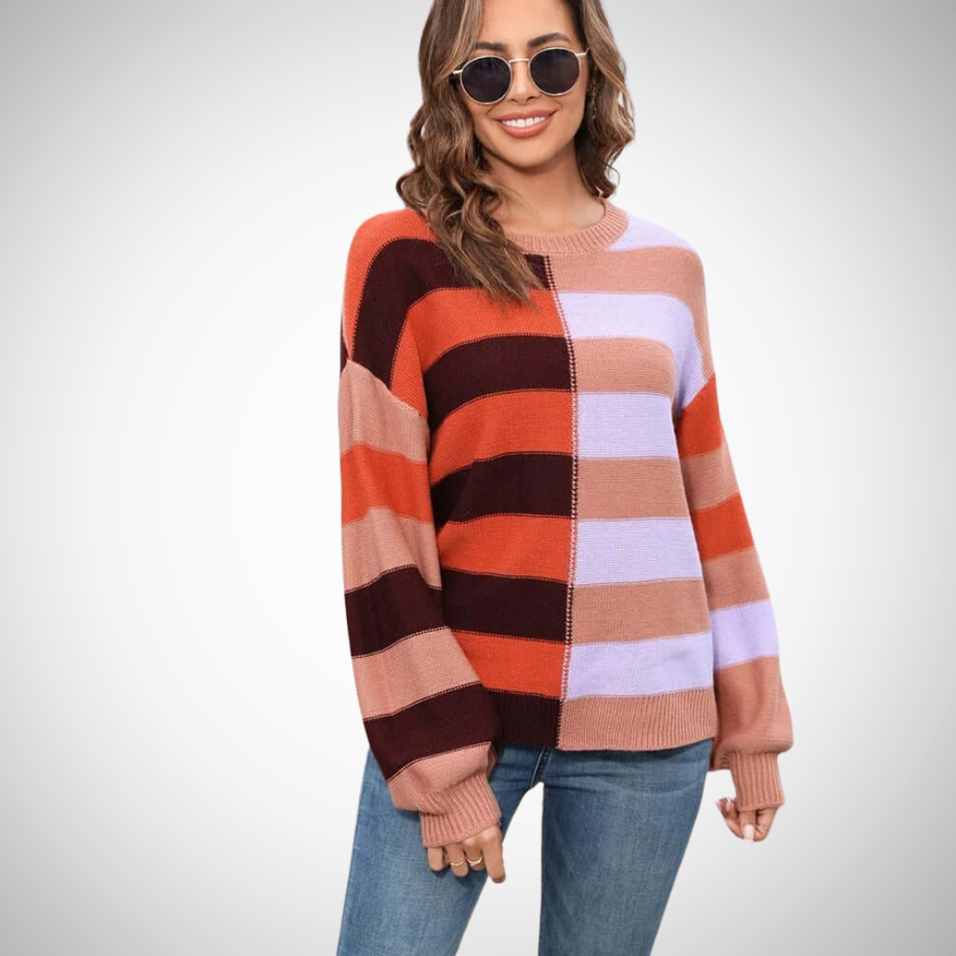 R&B | Farbiger Herbstpullover