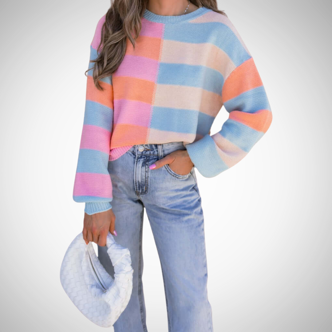 R&B | Farbiger Herbstpullover