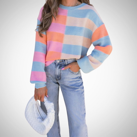 R&B | Farbiger Herbstpullover