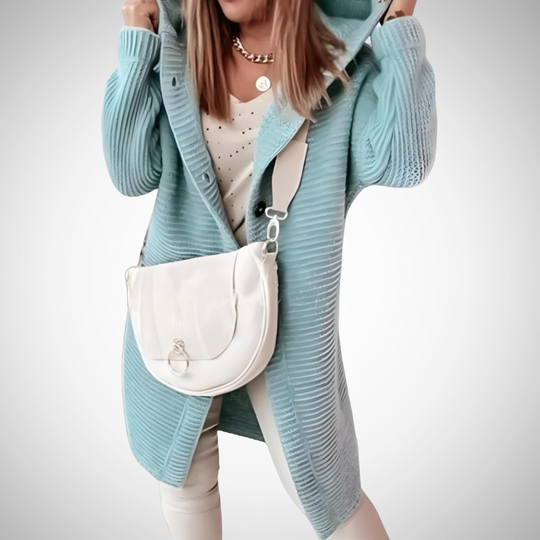 R&B | Gestrickter Kapuzenpullover