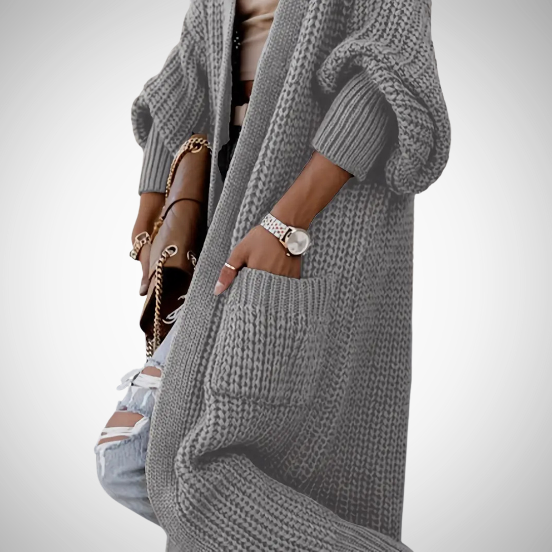 R&B | Lange Gemütliche Strickjacke